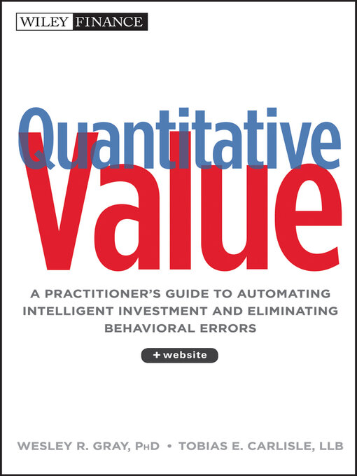 Title details for Quantitative Value by Wesley R. Gray - Available